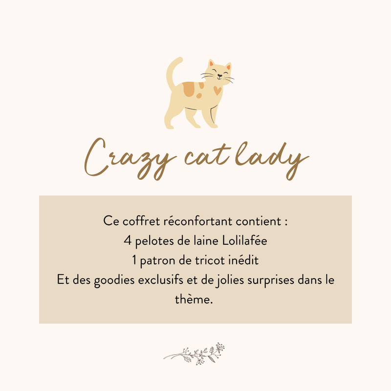 Coffret “Crazy cat lady"