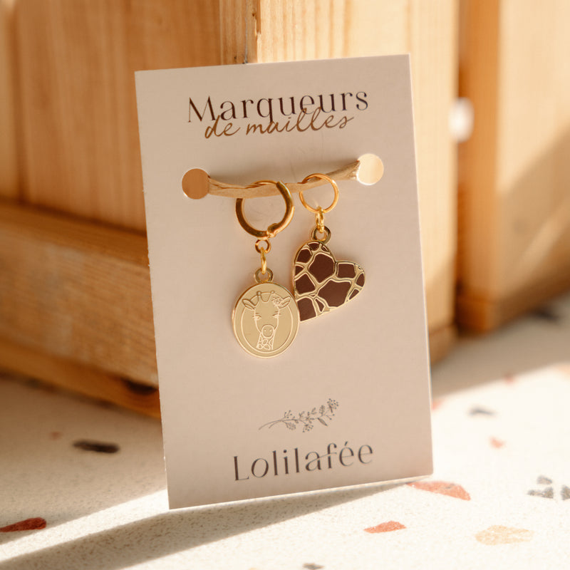 Marqueurs de mailles "Savane"
