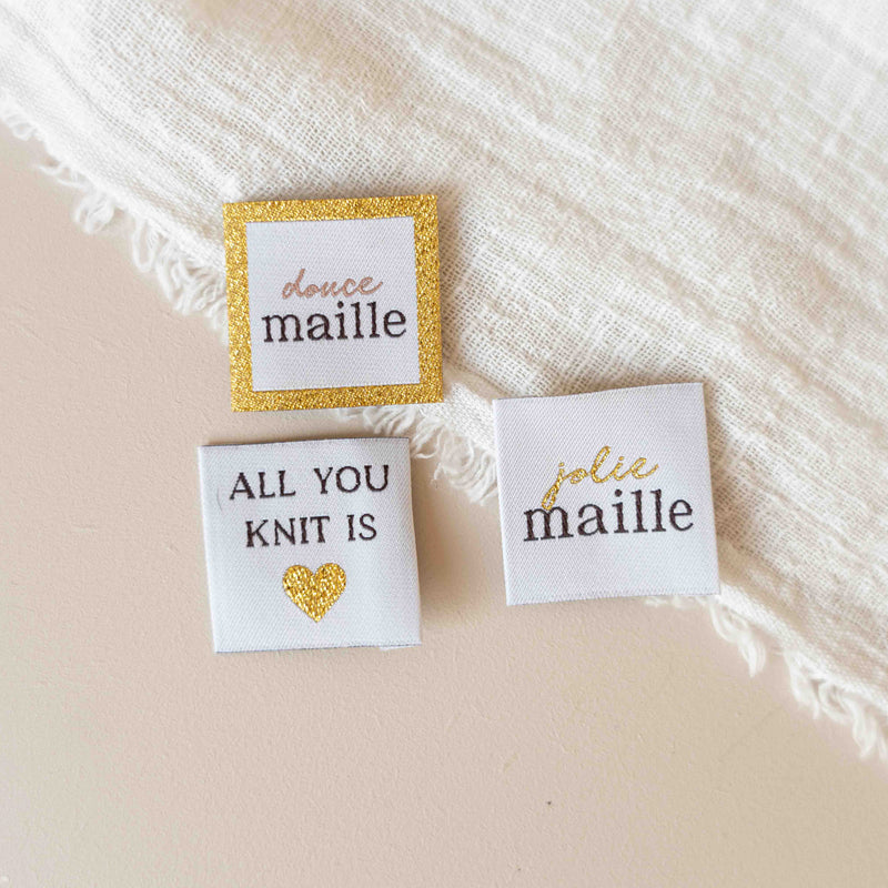 Fabric labels (individually)