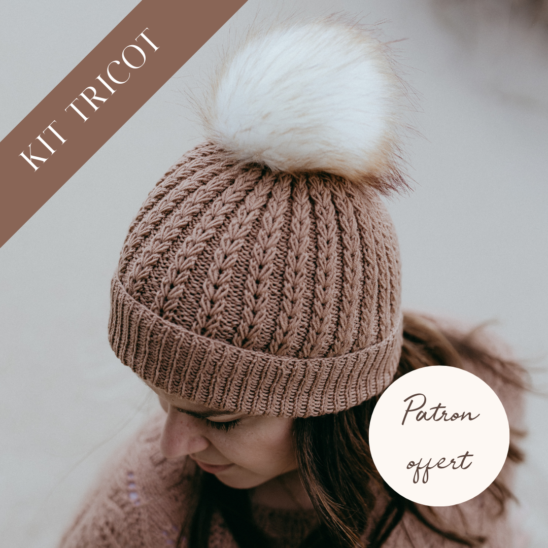 Knitting kit - Velvet hat