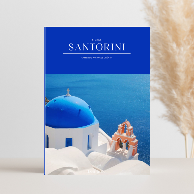 Cahier de vacances "Santorini"