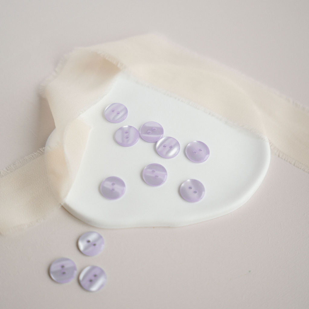 Boutons "Shiny" - Lavande