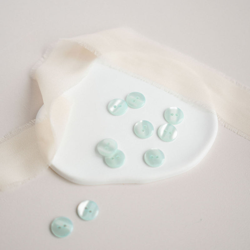 Boutons "Shiny" - Givre