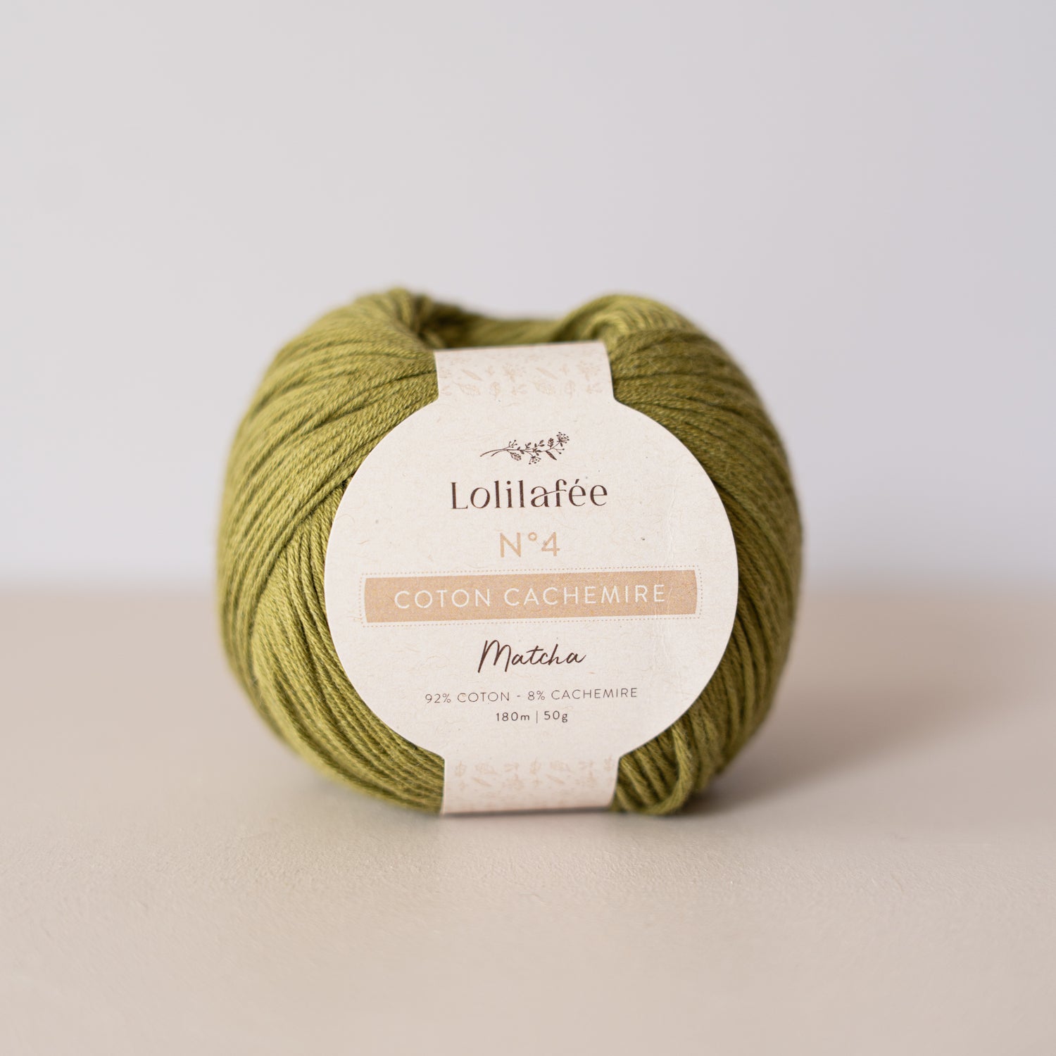 N°4 – Coton cachemire – Matcha