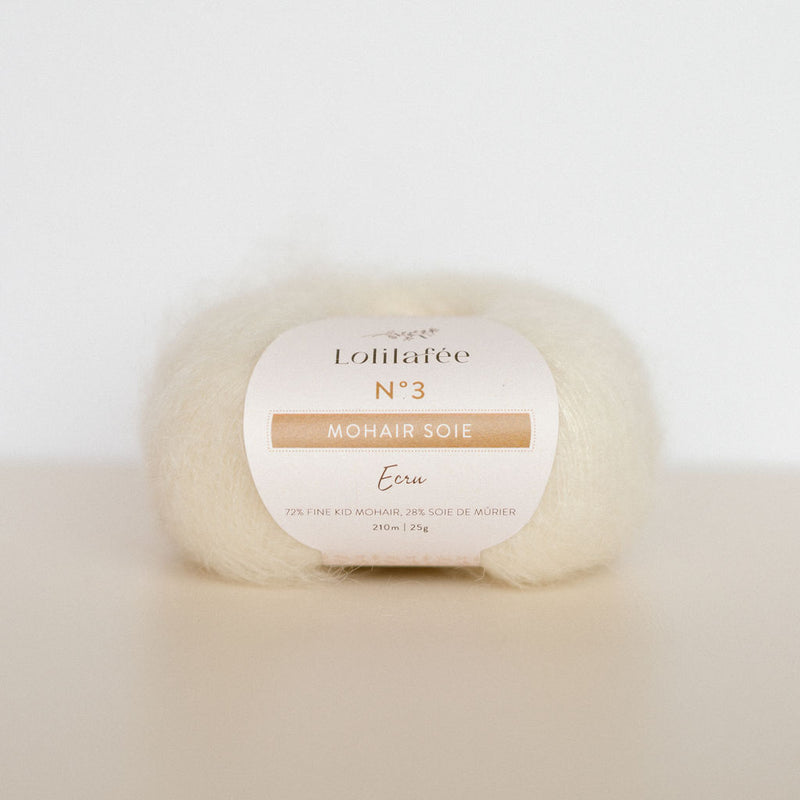 N°3 - Mohair Soie - Ecru
