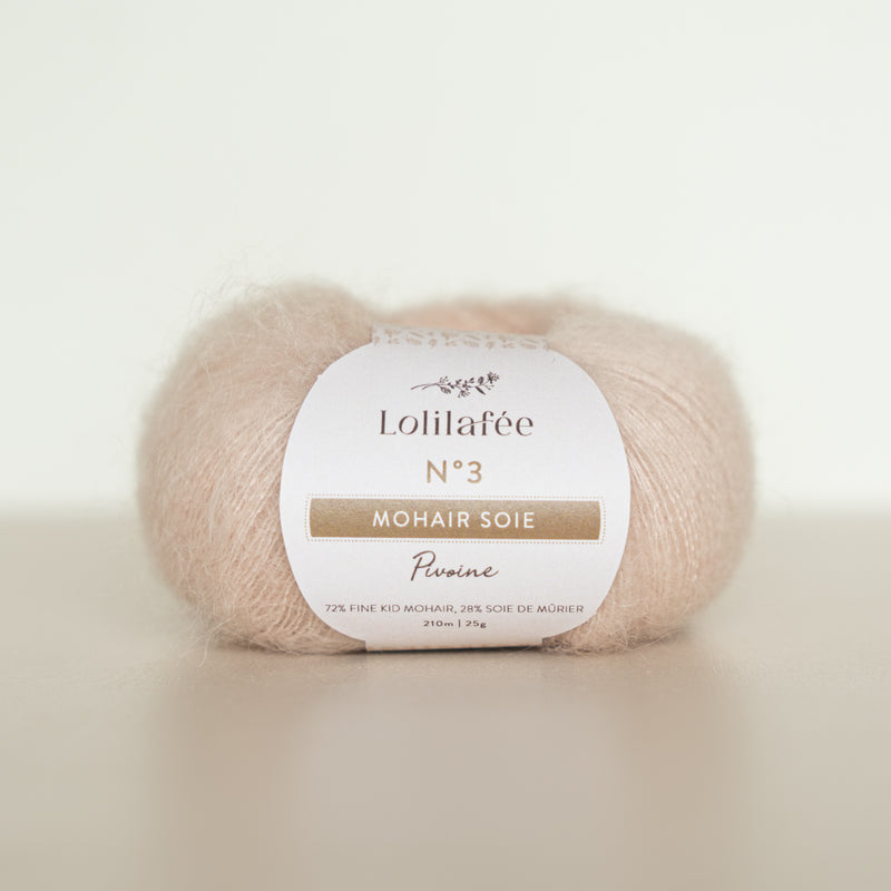 N°3 – Mohair Soie – Pivoine