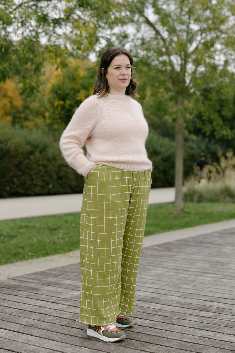 Quadrille matcha - Viscose