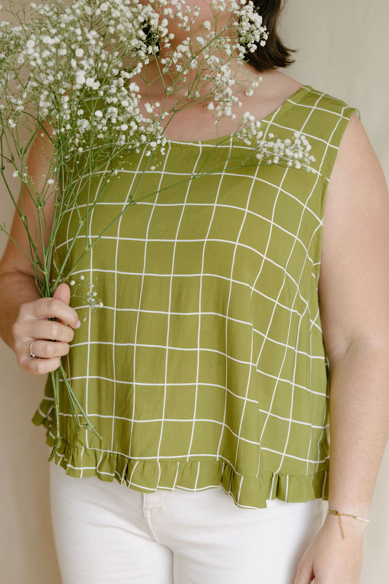 Quadrille matcha - Viscose