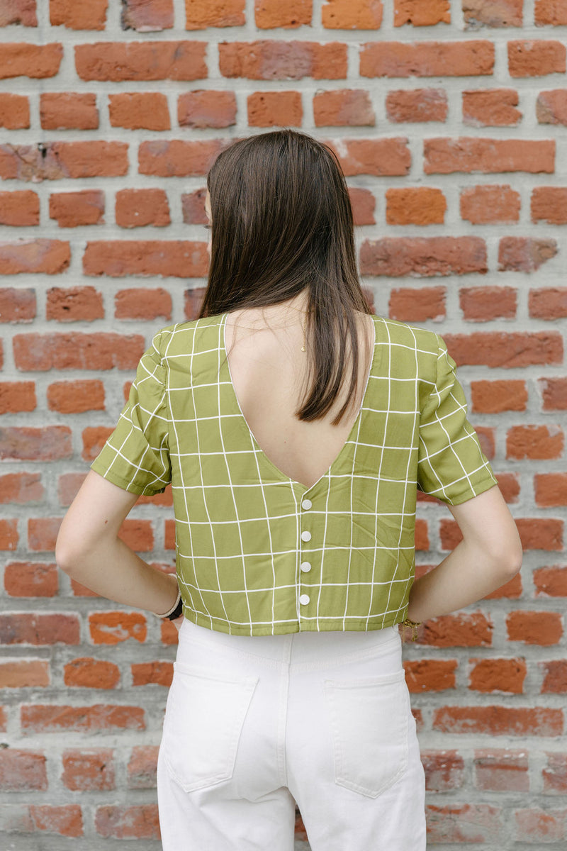 Quadrille matcha - Viscose